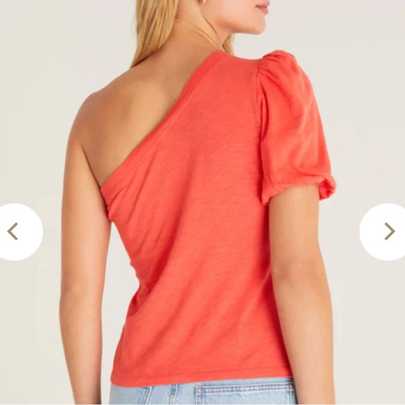 Z SUPPLY Penelope One Shoulder Tee - Picture 4 of 8